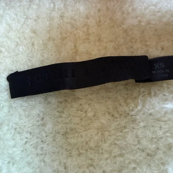 Jenni Kayne Boucle Button Pullover Sweater XS Cream Mock Neck - Picture 2 of 3